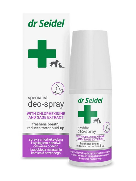 Dr Seidel Deo-Spray z chlorheksydyną - higiena jamy ustnej 50ml