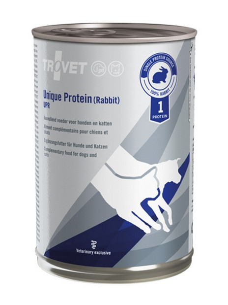 Trovet Unique Protein UPR Królik dla psa i kota puszka 400g