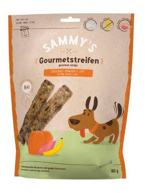 Sammy's Gourmet Strips Chicken & Duck 180g