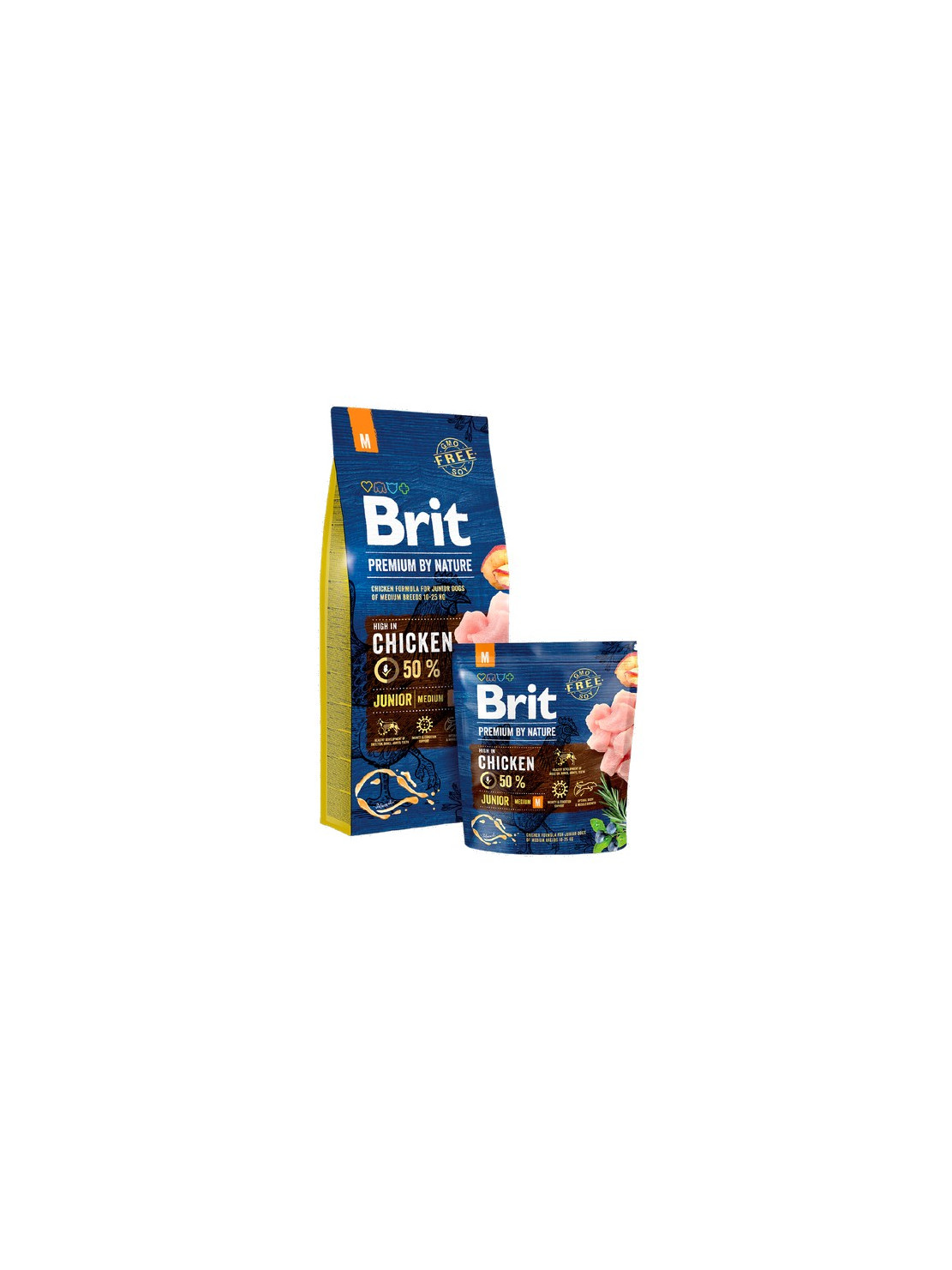 Brit Premium By Nature Junior M Medium 1kg