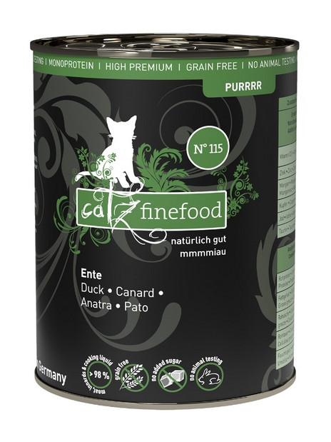 Catz Finefood Purrrr N.115 Kaczka puszka 400g