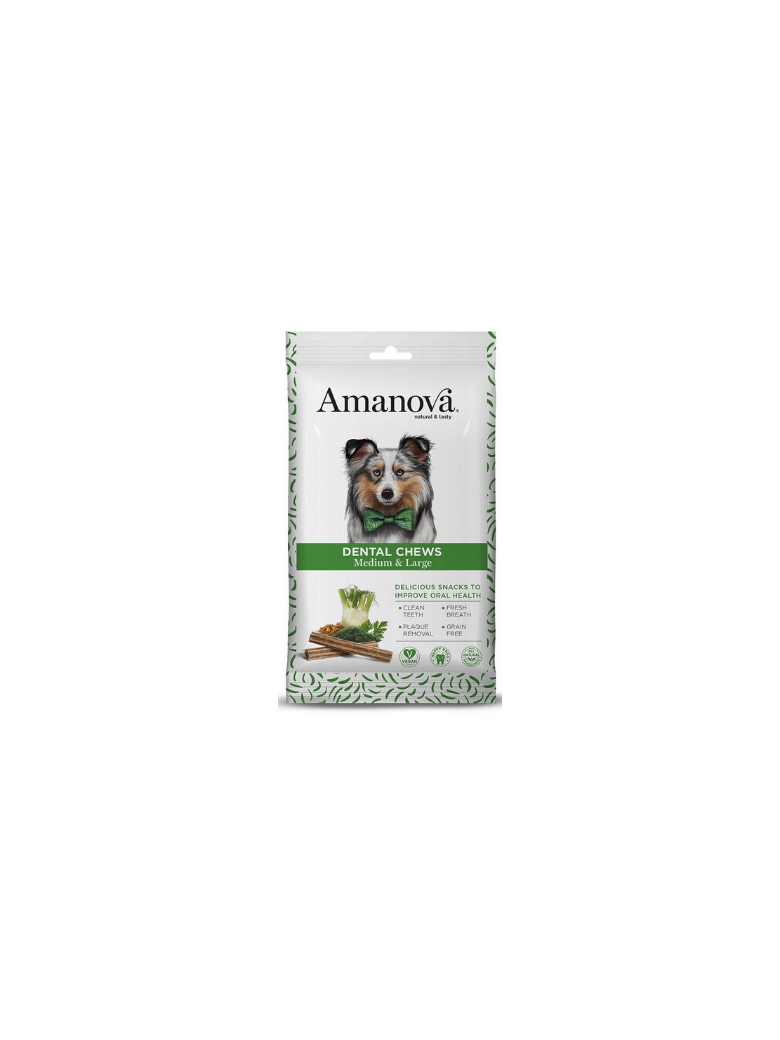 Amanova Dog Dental Chews Medium & Large 180g