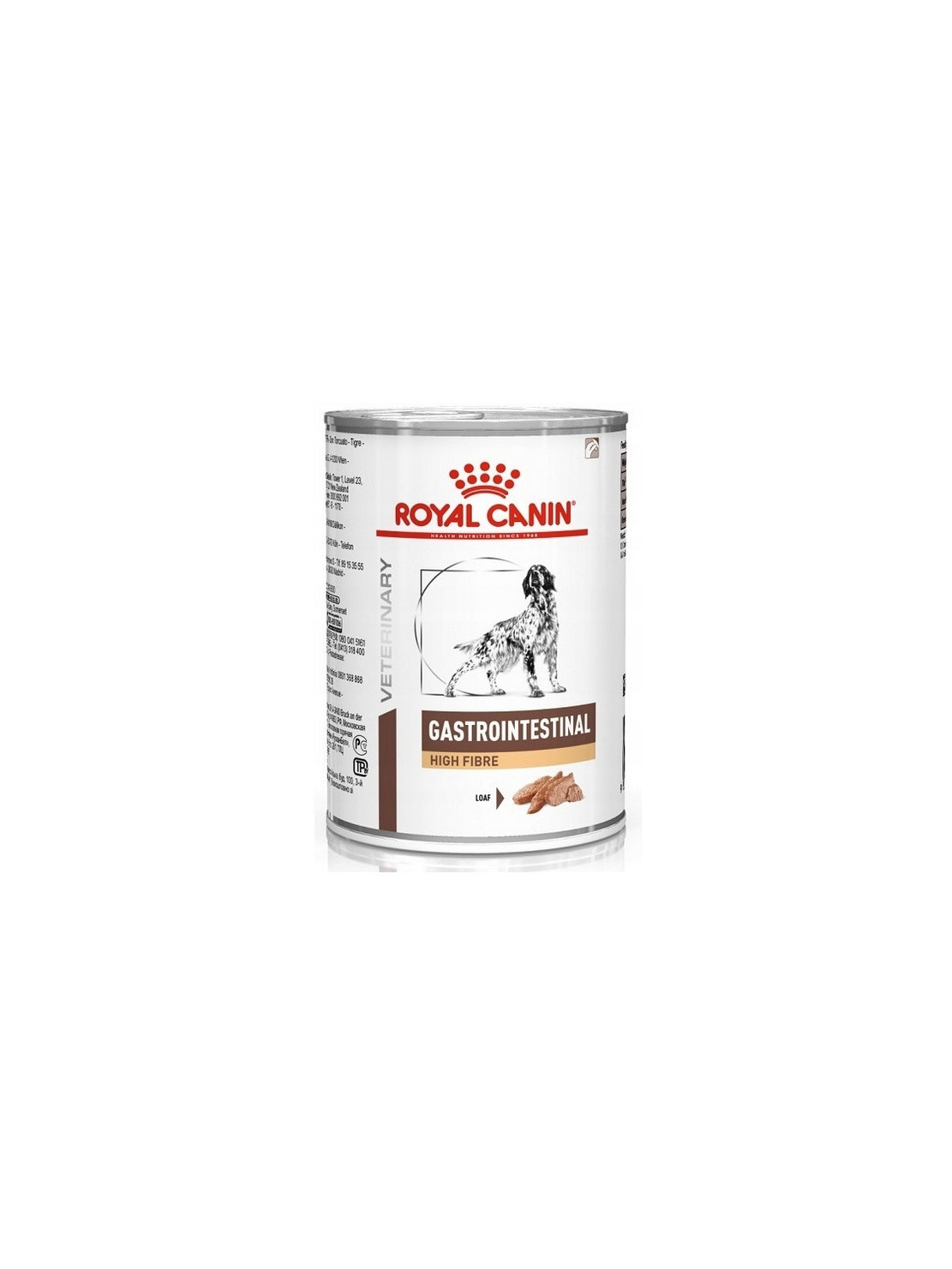 Royal Canin Veterinary Diet Canine Gastrointestinal High Fibre Loaf puszka 400g