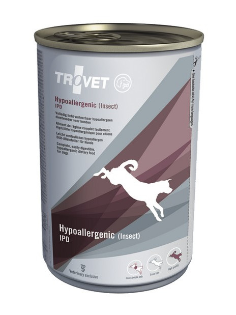 Trovet IPD Hypoallergenic Insects dla psa puszka 400g