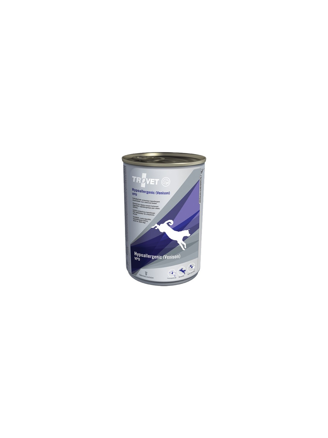 Trovet VPD Hypoallergenic Dziczyzna dla psa puszka 400g