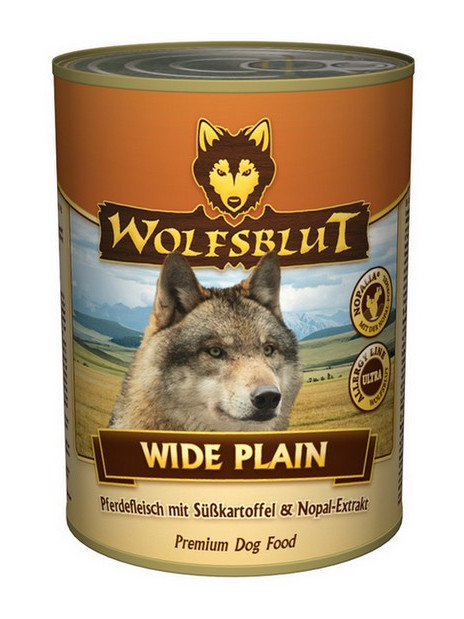 Wolfsblut Dog Wide Plain - konina i bataty puszka 395g