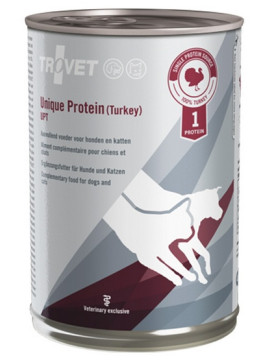 Trovet Unique Protein UPT Indyk dla psa i kota puszka 400g