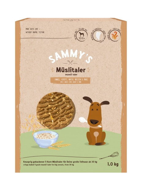 Sammy's Muesli Taler Ciasteczka 1kg