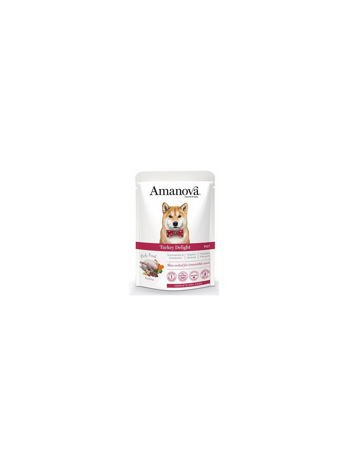 Amanova Dog Adult Turkey Delight - indyk saszetka 300g [P07]