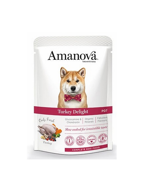 Amanova Dog Adult Turkey Delight - indyk saszetka 300g [P07]