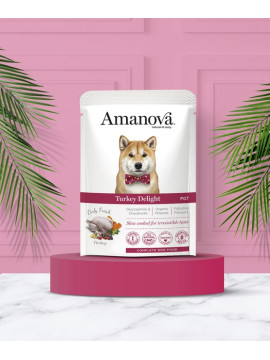 Amanova Dog Adult Turkey Delight - indyk saszetka 300g [P07]