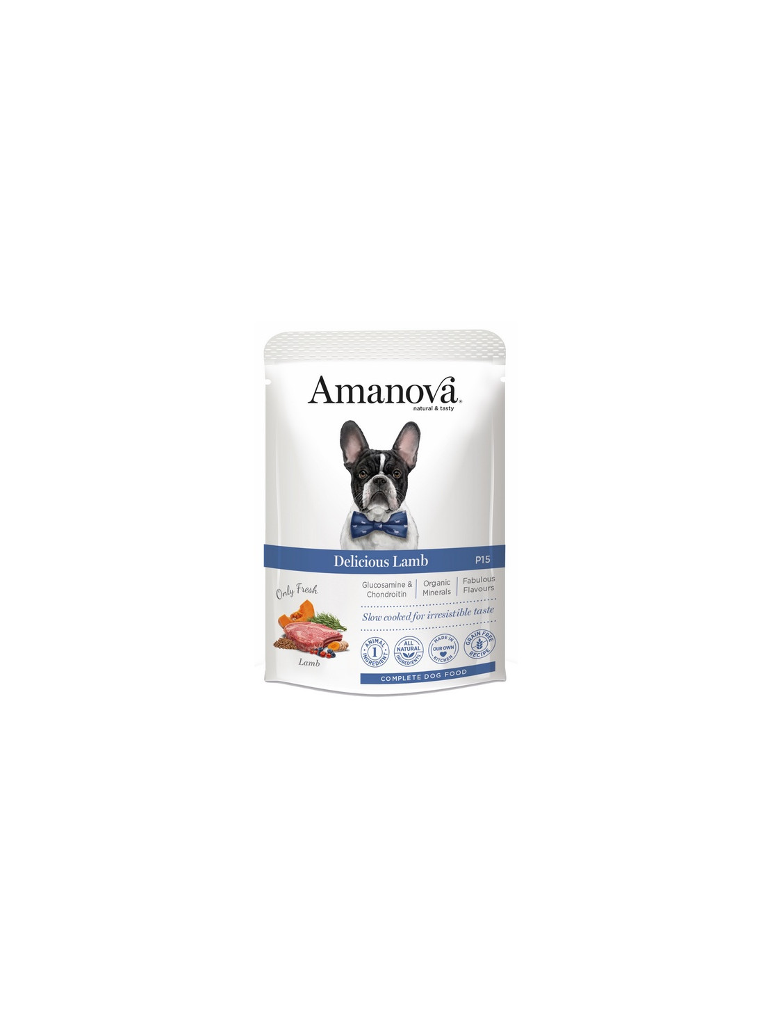 Amanova Dog Adult Delicious Lamb - jagnięcina saszetka 300g [P15]
