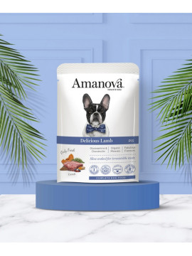 Amanova Dog Adult Delicious Lamb - jagnięcina saszetka 300g [P15]