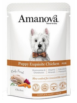 Amanova Dog Puppy Exquisite Chicken - kurczak saszetka 300g [P08]