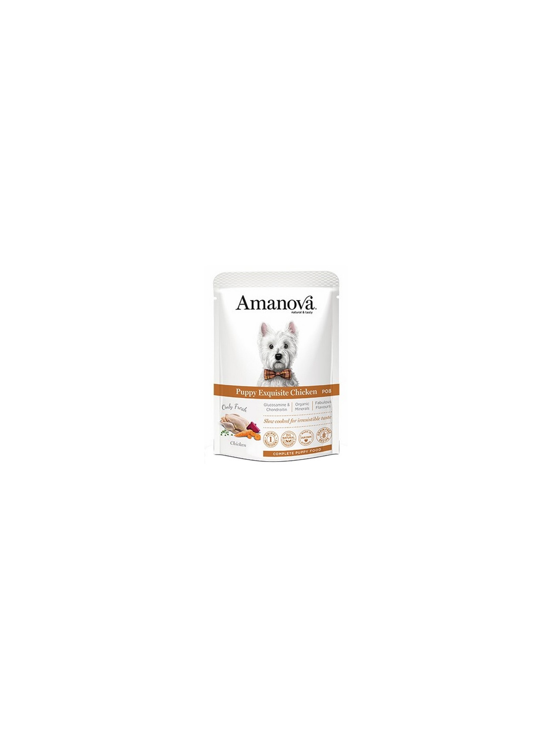 Amanova Dog Puppy Exquisite Chicken - kurczak saszetka 300g [P08]