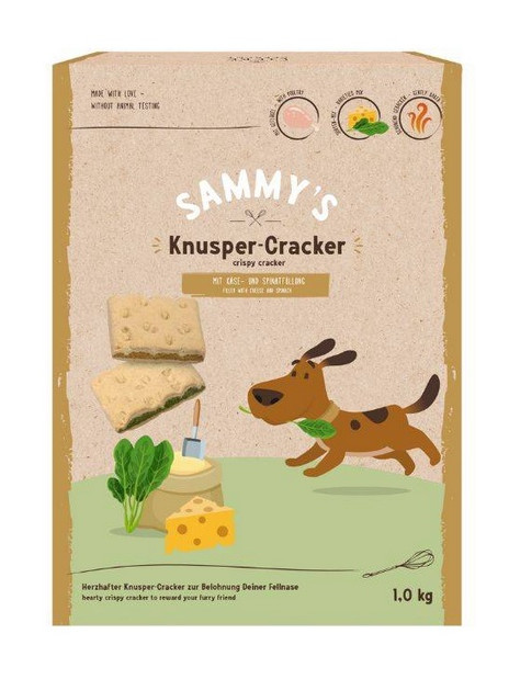 Sammy's Crispy Cracker Ser & Szpinak 1kg