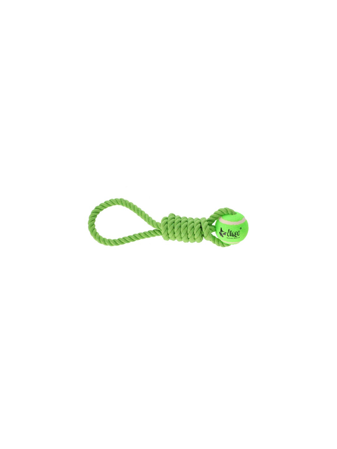 Dingo Zabawka dla psa - Piłka tenisowa z uchwytem Fresh 6,2x41cm zielona