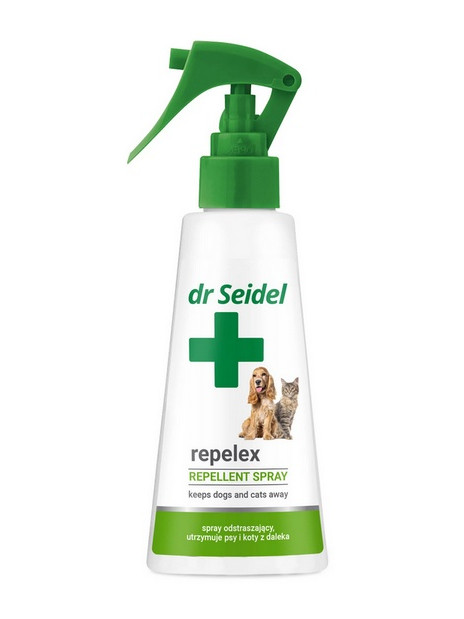 Dr Seidel Repelex - Płyn utrzymujący psy i koty z daleka 100ml