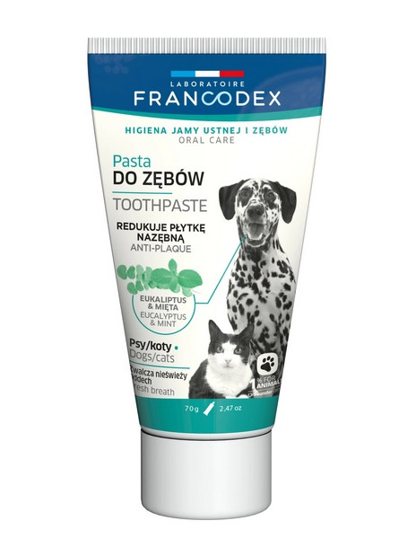 Francodex Pasta do zębów dla psa i kota 70g