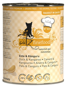 Catz Finefood Ragout N.607 Kaczka i Kangur puszka 380g