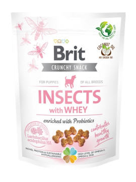 Brit Care Dog Crunchy Cracker Puppy Insect & Whey 200g