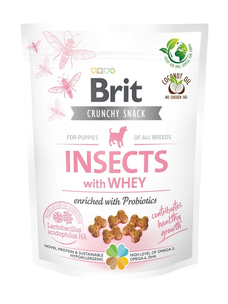 Brit Care Dog Crunchy Cracker Puppy Insect & Whey 200g