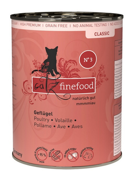 Catz Finefood Classic N.03 Drób puszka 400g