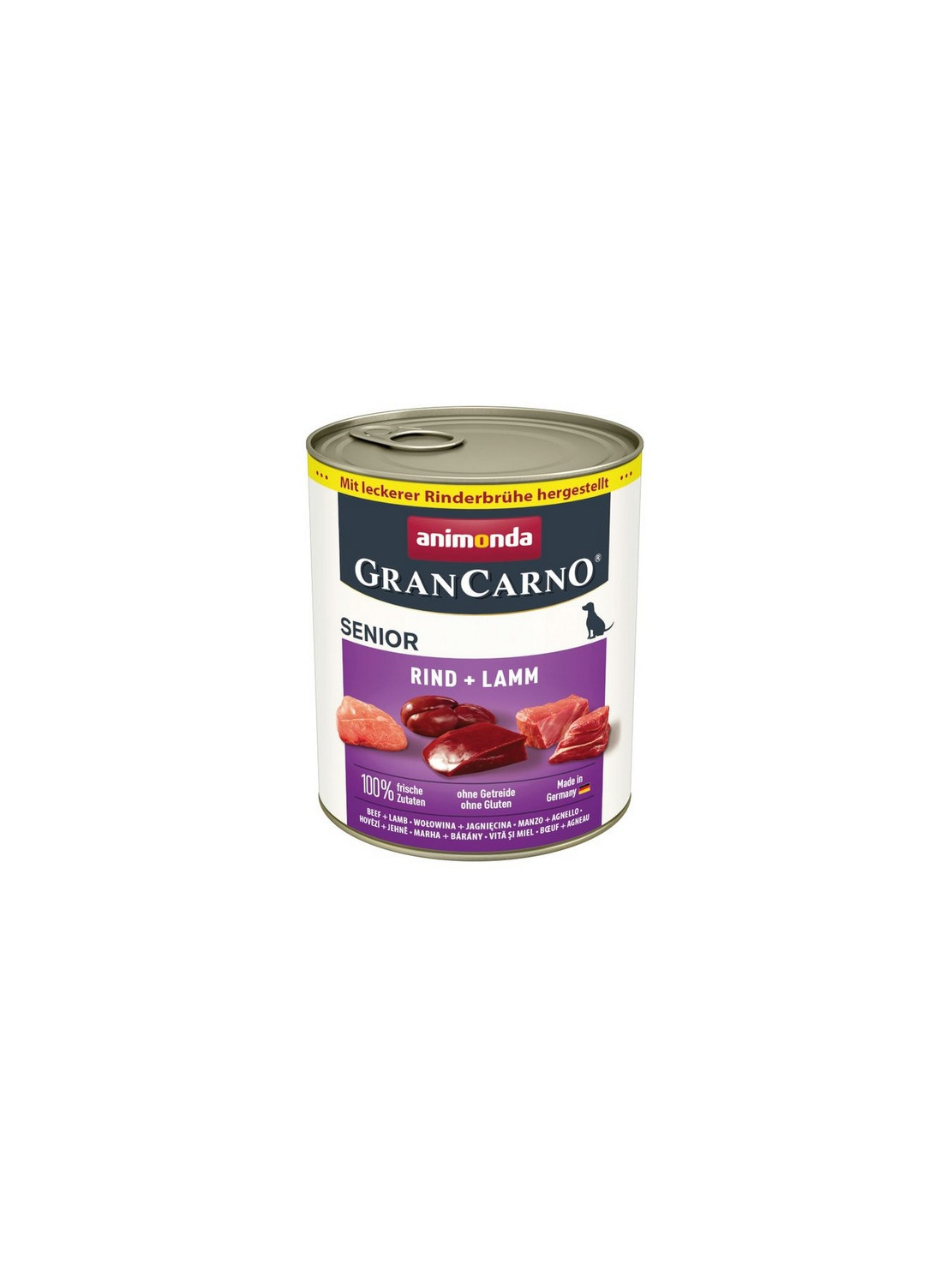 Animonda GranCarno Original Senior Rind Lamm Wołowina + Jagnięcina puszka 800g