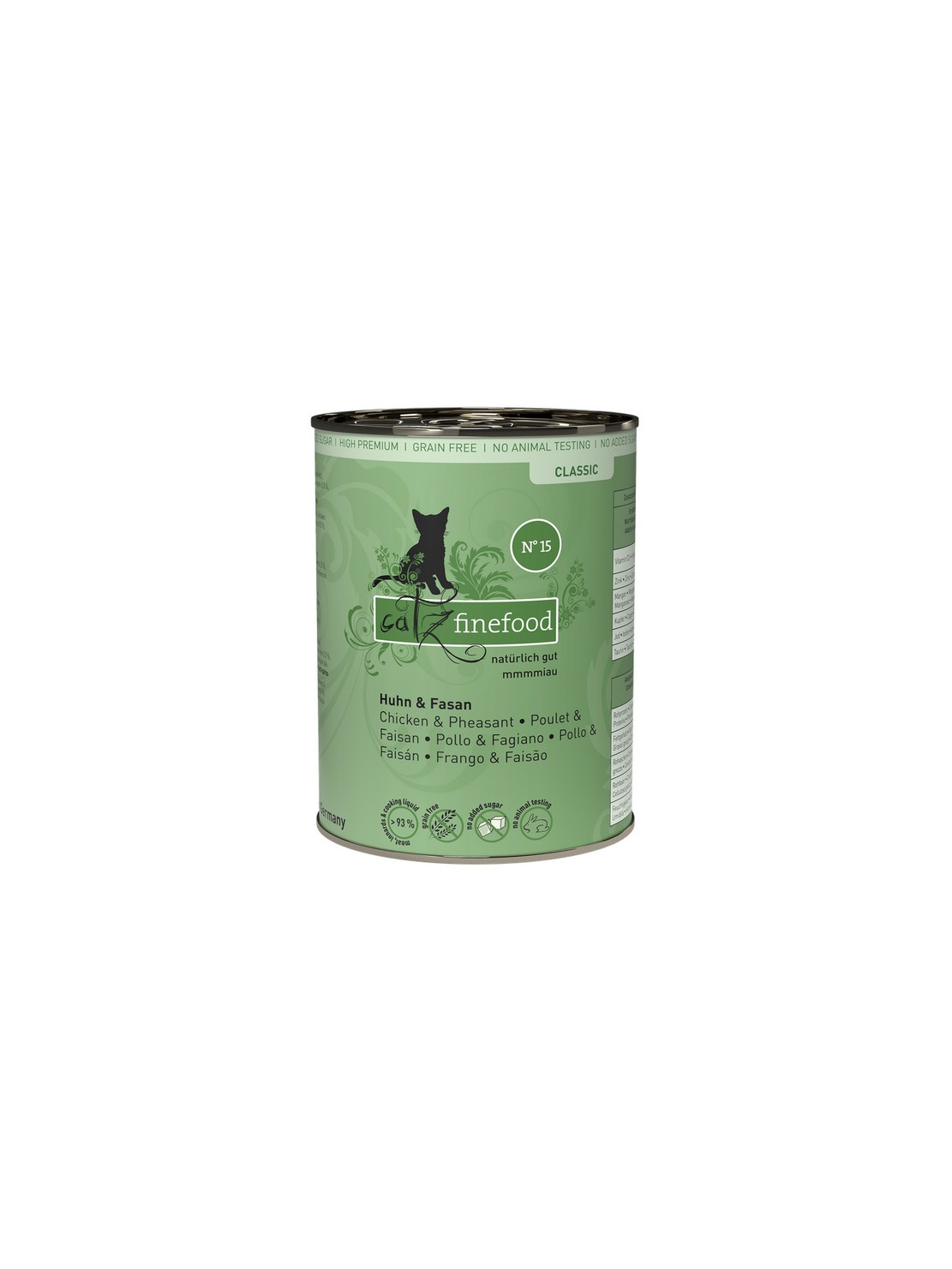 Catz Finefood Classic N.15 Kurczak i Bażant puszka 400g