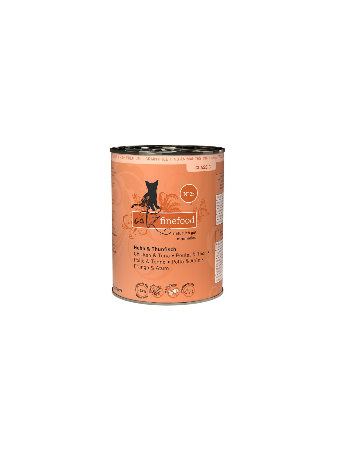 Catz Finefood Classic N.25 Kurczak i Tuńczyk puszka 400g