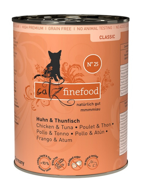 Catz Finefood Classic N.25 Kurczak i Tuńczyk puszka 400g
