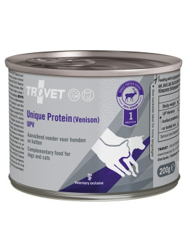Trovet Unique Protein UPV Dziczyzna dla psa i kota puszka 200g