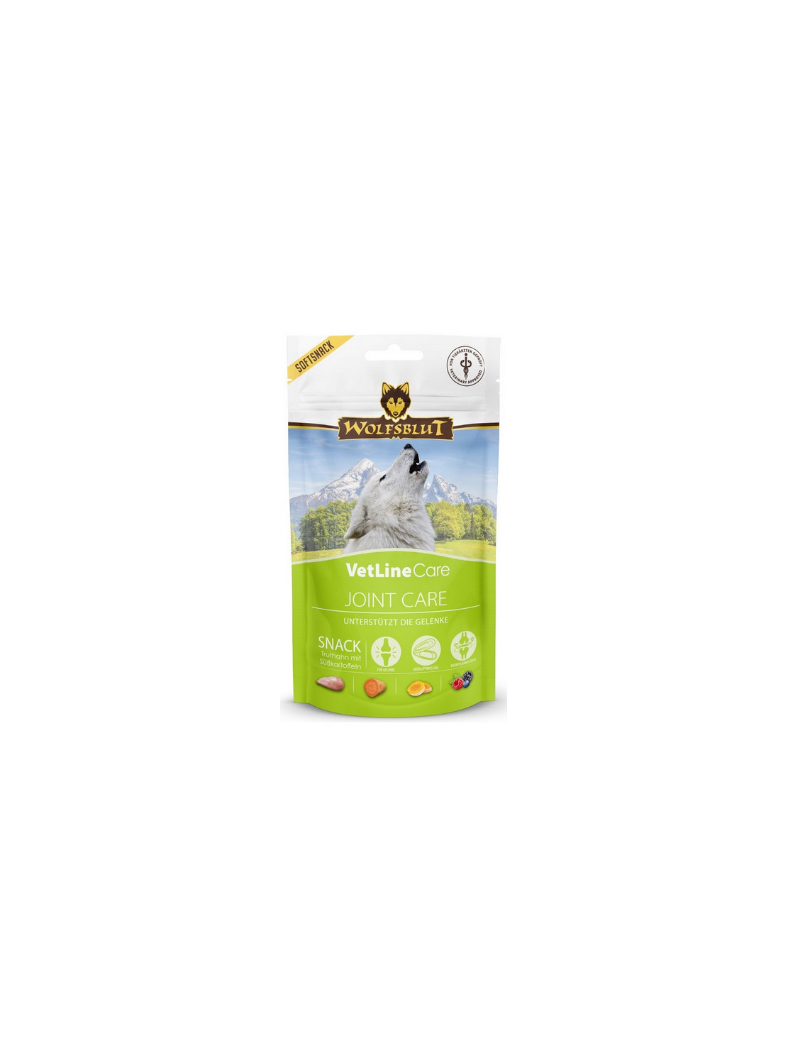 Wolfsblut Dog VetLine Snack Joint Care - indyk i bataty 100g