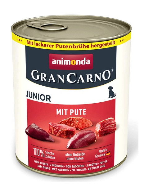 Animonda GranCarno Original Junior Pute Indyk 800g
