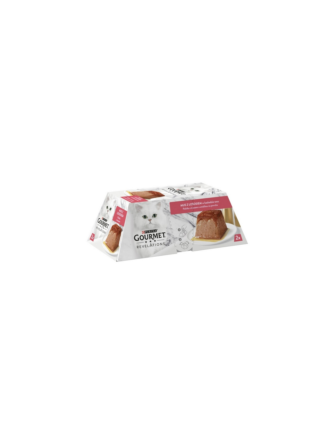 Gourmet Revelations mus z łososiem 2x57g