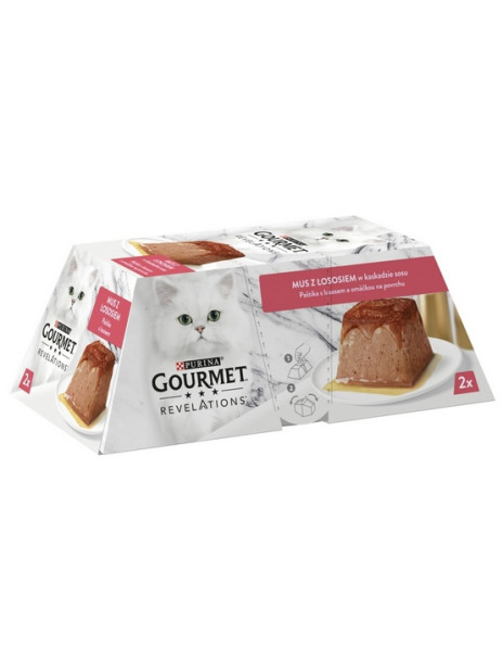 Gourmet Revelations mus z łososiem 2x57g