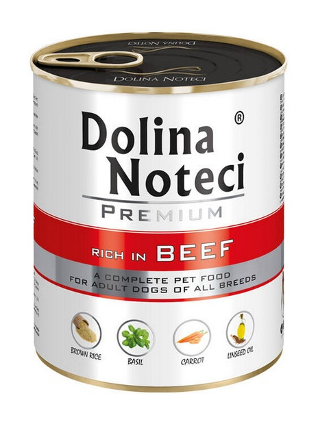Dolina Noteci Premium Pies Wołowina puszka 800g