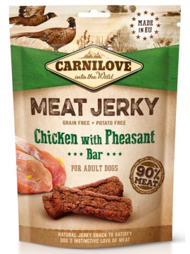 Carnilove Dog Jerky Chicken with Pheasant Bar - kurczak i bażant 100g