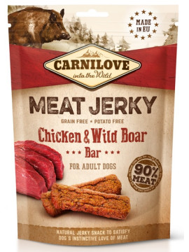 Carnilove Dog Jerky Chicken & Wild Boar Bar - kurczak i dzik 100g