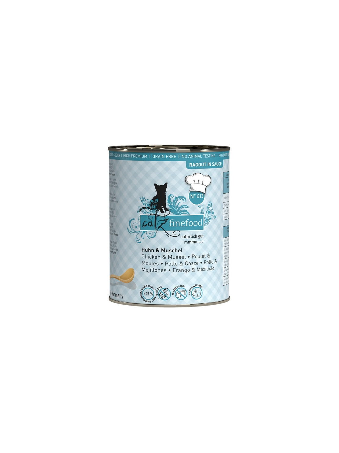 Catz Finefood Ragout N.613 Kurczak i Omułek puszka 380g
