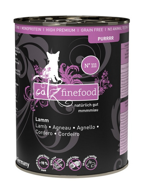 Catz Finefood Purrrr N.111 Jagnięcina puszka 400g