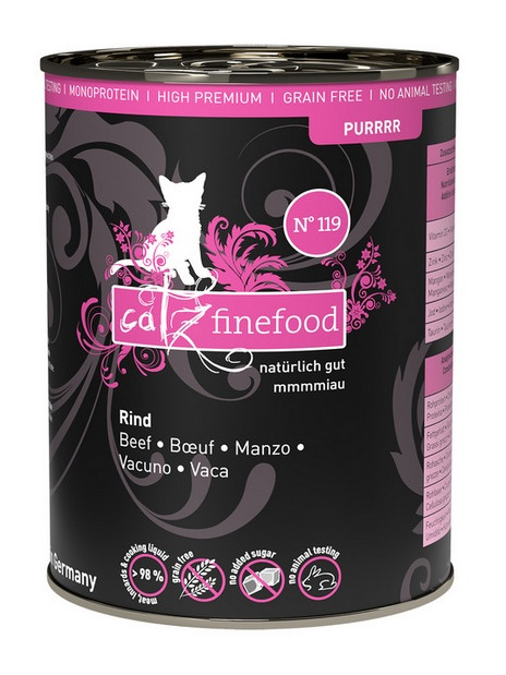 Catz Finefood Purrrr N.119 Wołowina puszka 400g