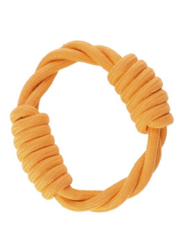 Dingo Zabawka dla psa - Ringo zaplatane Energy 18cm pomarańczowe