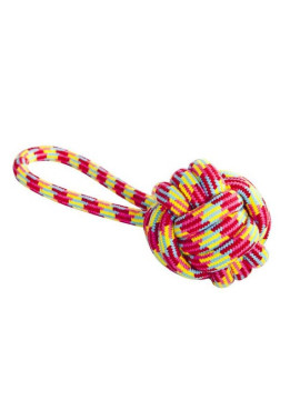 Dingo Piłka plecionka ze sznura 250g/27cm