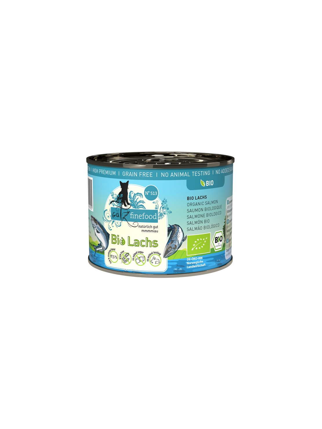Catz Finefood Bio N.513 Łosoś puszka 200g