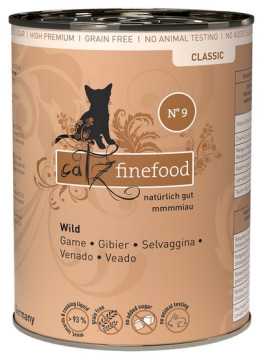 Catz Finefood Classic N.09 Dziczyzna puszka 400g