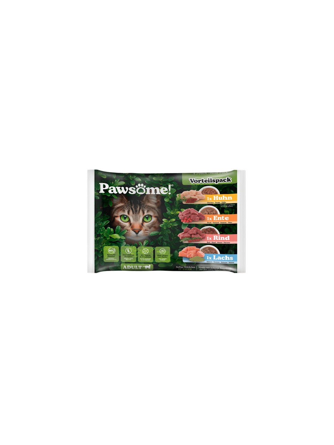 Pawsome Mixpack saszetki 4x85g