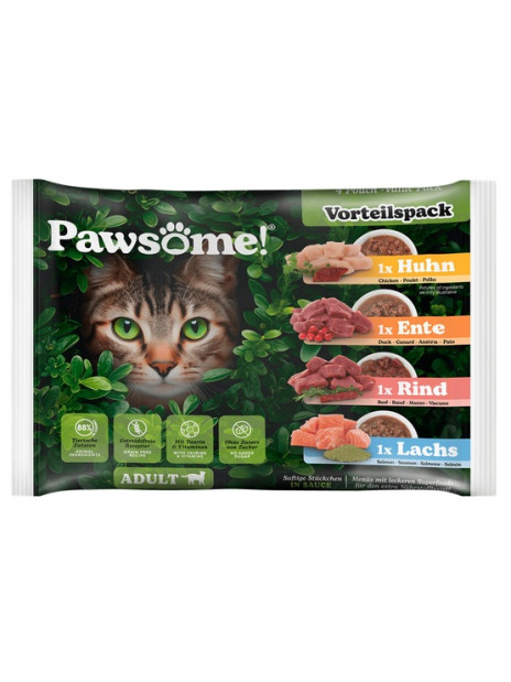 Pawsome Mixpack saszetki 4x85g