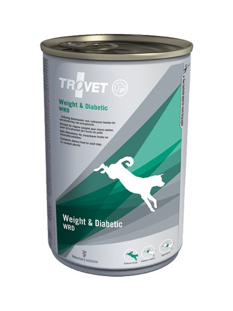 Trovet WRD Weight & Diabetic dla psa puszka 400g