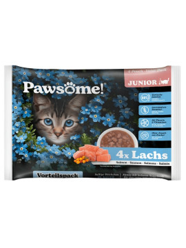Pawsome Junior Lachs - łosoś saszetki 4x85g